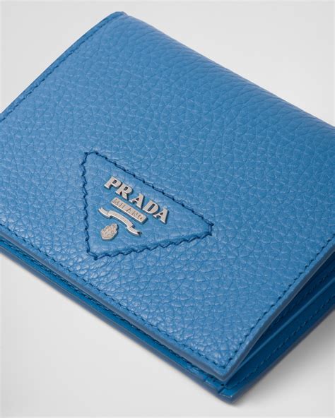 molletta prada prezzo|Light Blue Small leather wallet .